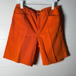LRL Lauren Jeans Co. Orange Shorts Size 10